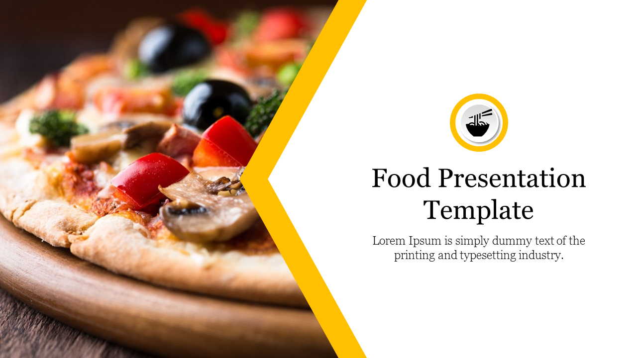 Free - Food Presentation Template Free For Your Requirement